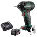 Metabo SSD 18 LTX 200 BL 18V Brushless 1/4" Impact Driver with 1 x 5.2Ah Battery & Charger