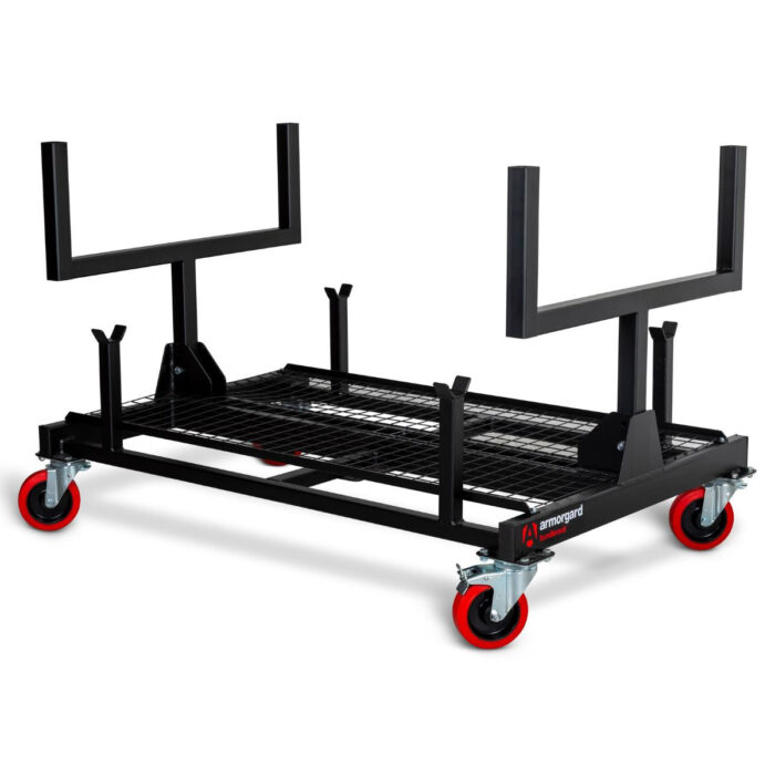 Armorgard BR1 1-Tonne Mobile Bundle Rack 1560mm x 1010mm x 1030mm Versatile Storage Solution for Transport - Image 2