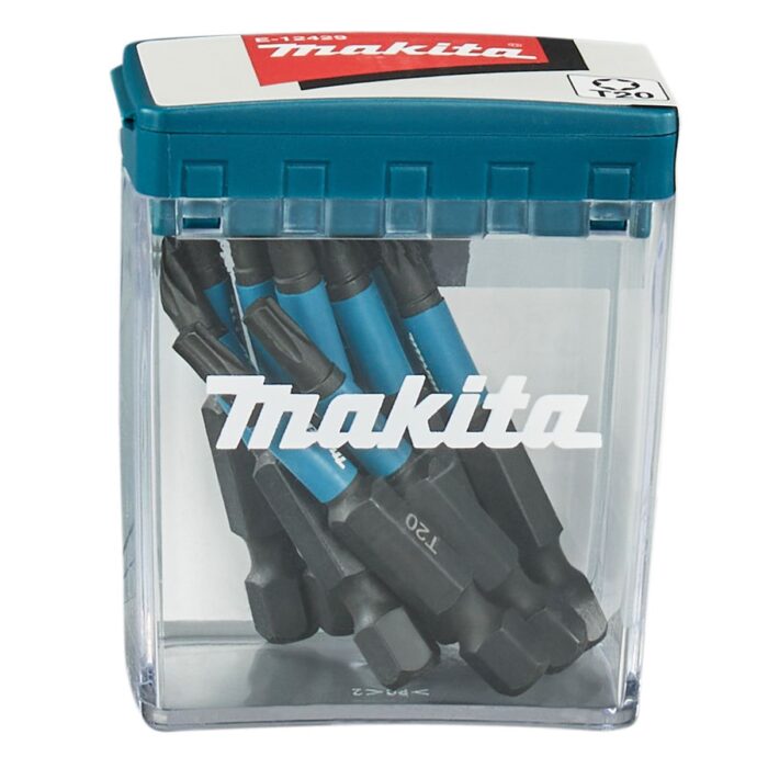 Makita E-12429 T20 50mm Screw Impact Black Bit Set Of 10 Piece - Image 2