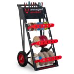 Armorgard SPK2 Spoolkart Mobile Cable Reel Cart 740mm x 840mm x 1365mm Efficient Cable Storage Solution