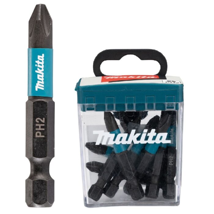 Makita E-12407 PH2 50mm Screw Impact Black Bit Set Of 10 Piece - Image 5