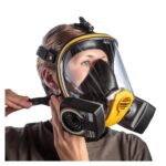 Dewalt DWR1FFMMA2P3 Full Face Mask Respirator Medium Superior Protection & Comfort for Dust & Fume Safety - Image 7