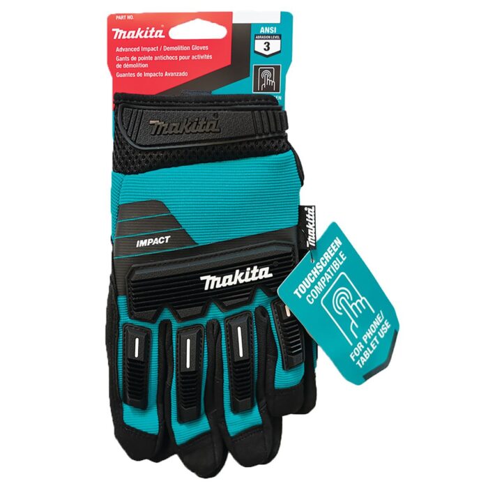 Makita P-84567 Advanced Impact Demolition Gloves Size Medium - Image 2
