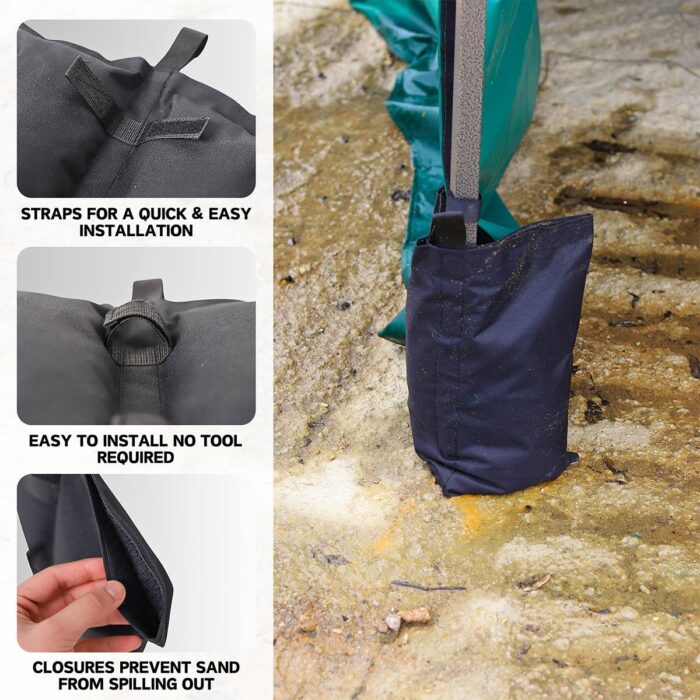 Excel Garden Gazebo Sand Bag Heavy-Duty Industrial Grad for Canopy, Tent, Umbrella & Trampolines - Image 2