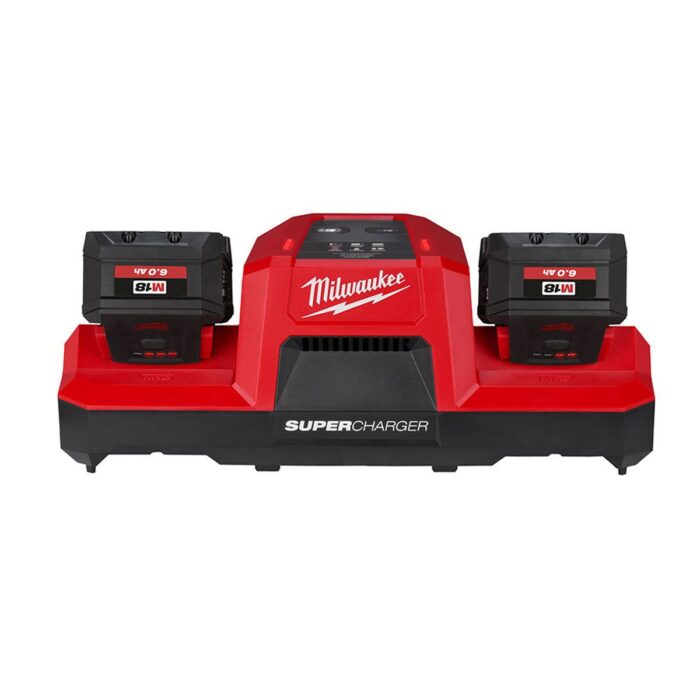 Milwaukee M18DBSC 18V 240V Dual Bay Super Charger 4932492532 - Image 4