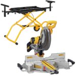 Dewalt DWS780 305mm XPS Sliding Compound Mitre Saw 240V with Folding Rolling Stand