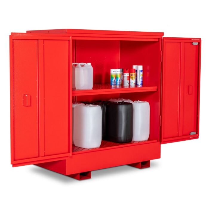 Armorgard FSC4 Flamstor Hazardous Cabinet 1355mm x 780mm x 1560mm Safe Storage for Hazardous Materials - Image 2