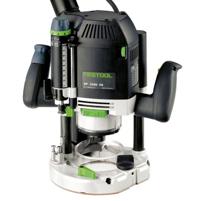 Festool OF 2200 EB-Plus 1/2" Router Cutter 230V GB - 576218 With Router Accessories Set 576832 - Image 2