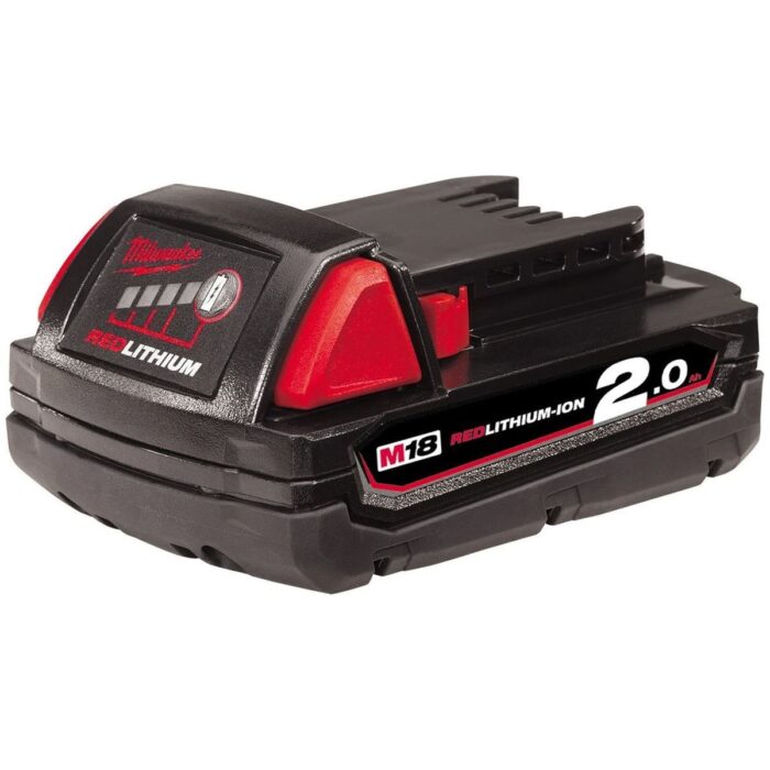 Milwaukee M18B2 Genuine 18V 2.0Ah Lithium-Ion Battery 4932430062 - Image 2