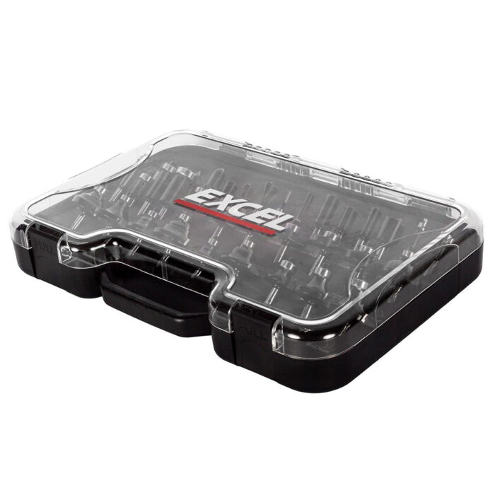 Excel 1/4in Shank Router Cutter Bit 35 Piece Set - Image 6