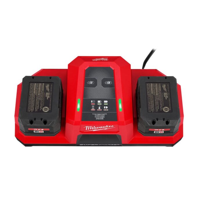 Milwaukee M18DBSC 18V 240V Dual Bay Super Charger 4932492532 - Image 5