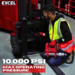 Excel 18V Cordless Grease Gun with 2 x 5.0Ah Battery & Charger - Image 2