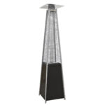 Sealey DG98 Dellonda Black/Stainless Steel Pyramid Gas Outdoor Patio Heater 13kW - Image 2