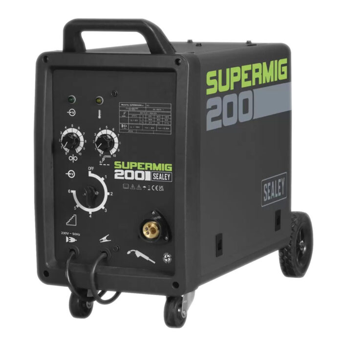 Sealey SUPERMIG200 200A Professional MIG Welder with Binzel Euro Torch 230V - Image 3