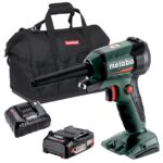 Metabo BP 18 LTX BL 18V Brushless Blower with 1 x 2.0Ah Battery Charger & Bag