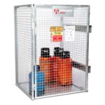 Armorgard TC1.2 Collapsible Gas Cage 1305mm x 1240mm x 1795mm Heavy-Duty Secure Storage for Gas Cylinders