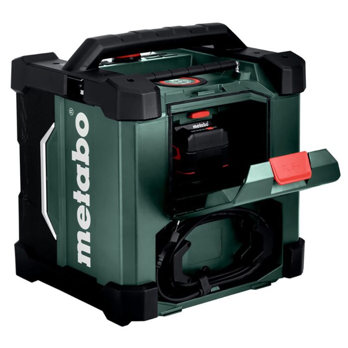 Metabo RC 12-18 32W BT DAB+ 12-18V Bluetooth Radio with 1 x 5.2Ah Battery & Charger - Image 4