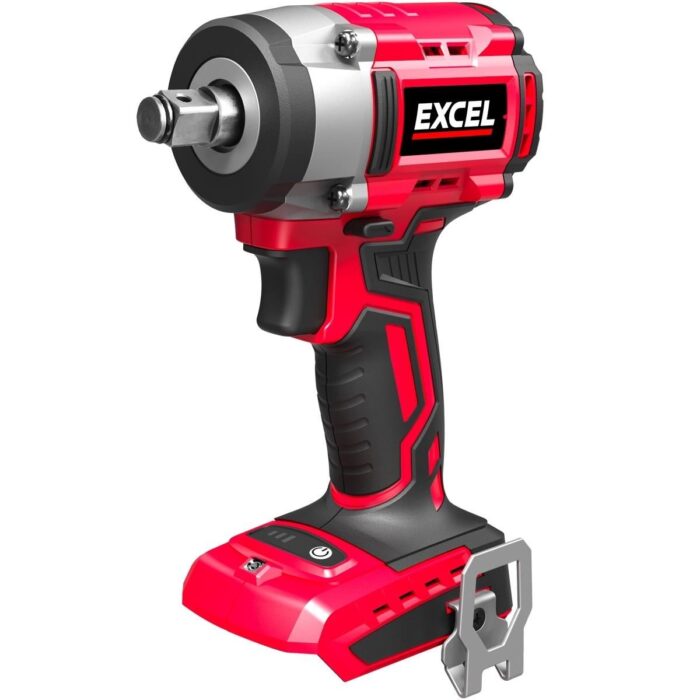 Excel 18V Twin Pack Impact Wrench & Grease Gun with 2 x 4.0Ah Battery Charger & Bag - Image 2