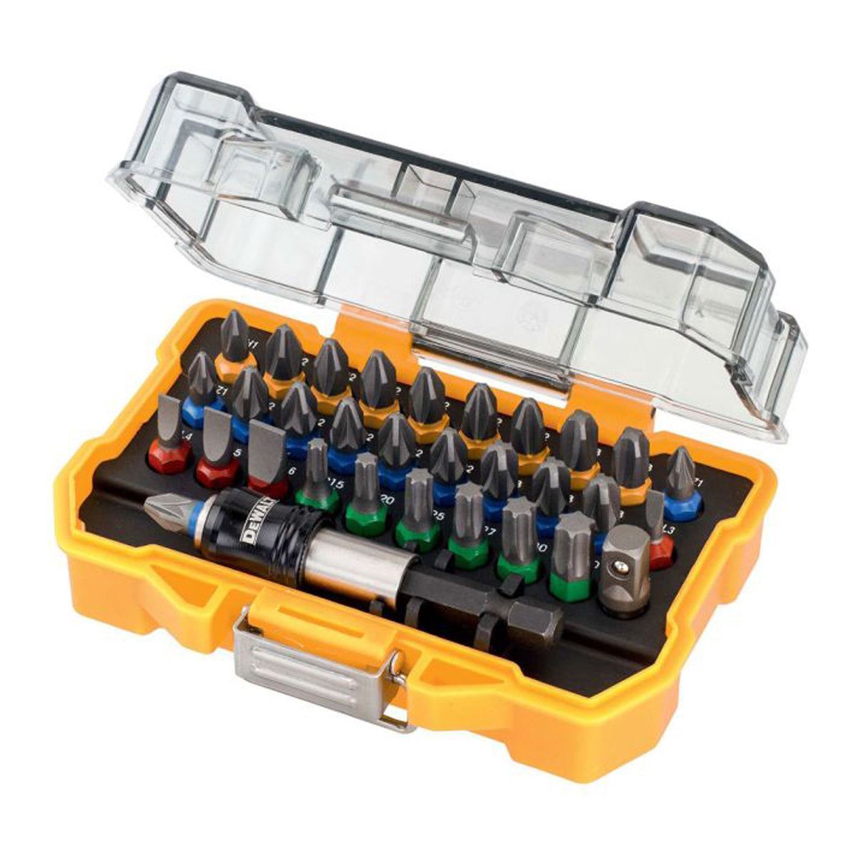 8dc7c1b7-22d7-4667-a85e-a7ad45ff21ca Dewalt DT71562TS-QZ 32 Piece Screwdriver Bit Set - Image 1