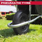 Excel 100L Wheelbarrow with Steel Tray - Image 5