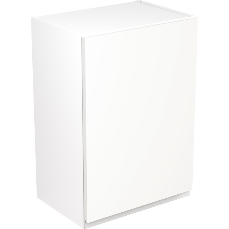 92111-1.jpg Kitchen Kit Flatpack J-Pull Kitchen Cabinet Wall Unit Ultra Matt White 500mm - Image 1