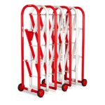 Armorgard IG4 InstaGate Expanding Pedestrian Barrier 405mm x 520mm x 1335mm Portable Safety Solution - Image 3