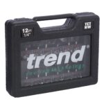 Trend 1/4" Router Cutter Set 12 Piece SET/SS8X1/4TC - Image 2