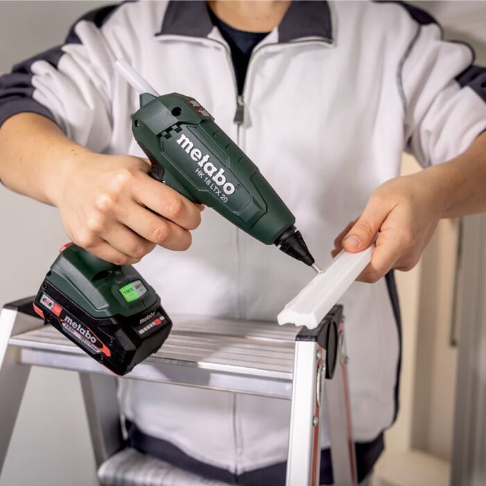 Metabo HK 18 LTX 20 18V Hot Glue Gun with 1 x 4.0Ah Battery, Charger, Glue Sticks & Metabox - Image 8