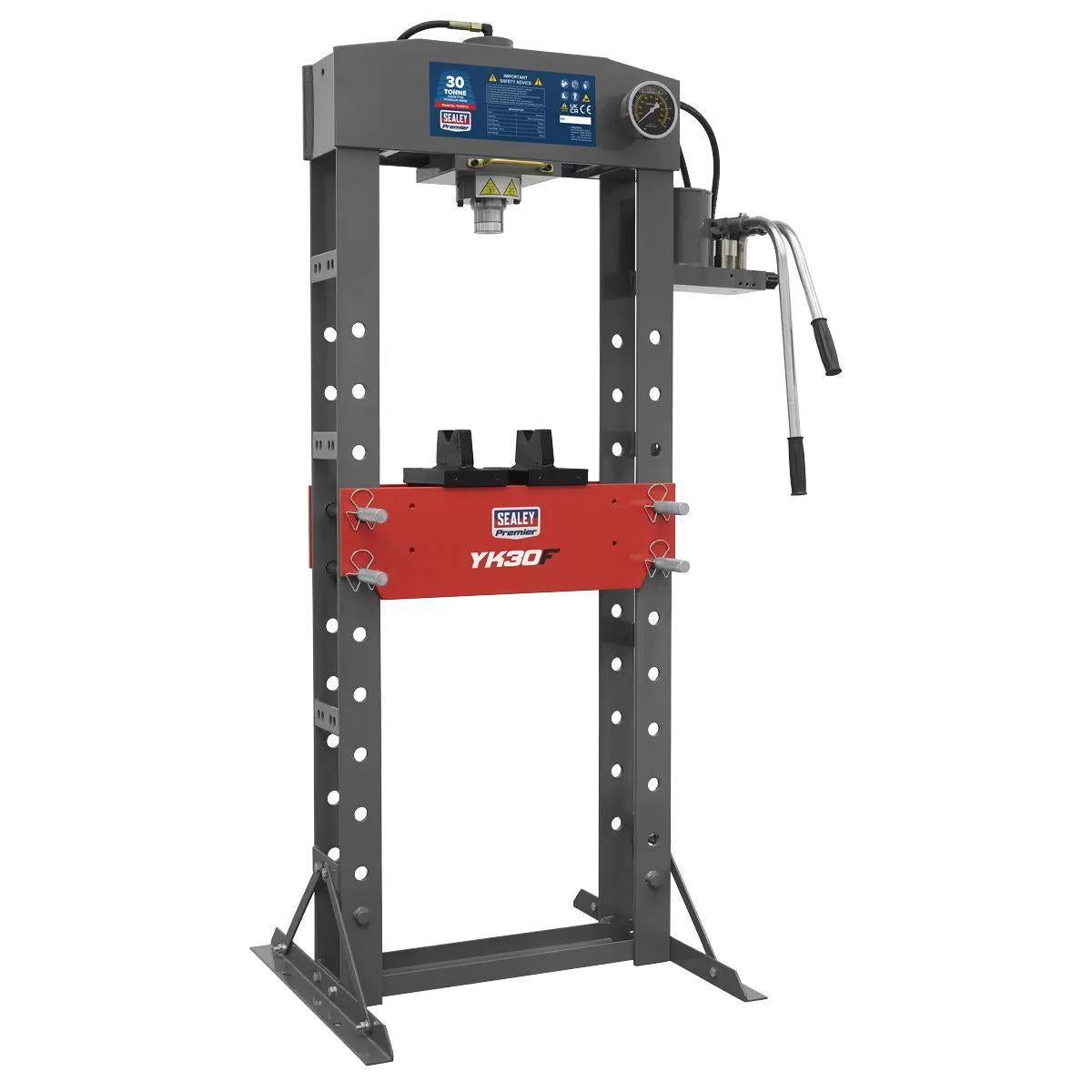99ac62f7-8f4b-44c6-be19-df5d30d13126 Sealey YK30F Hydraulic Press 30 Tonne Floor Type - Image 1