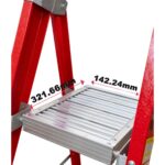 Excel Electricians Fibreglass Platform Step Ladder 3 Tread 1.34m EN131 - Image 6