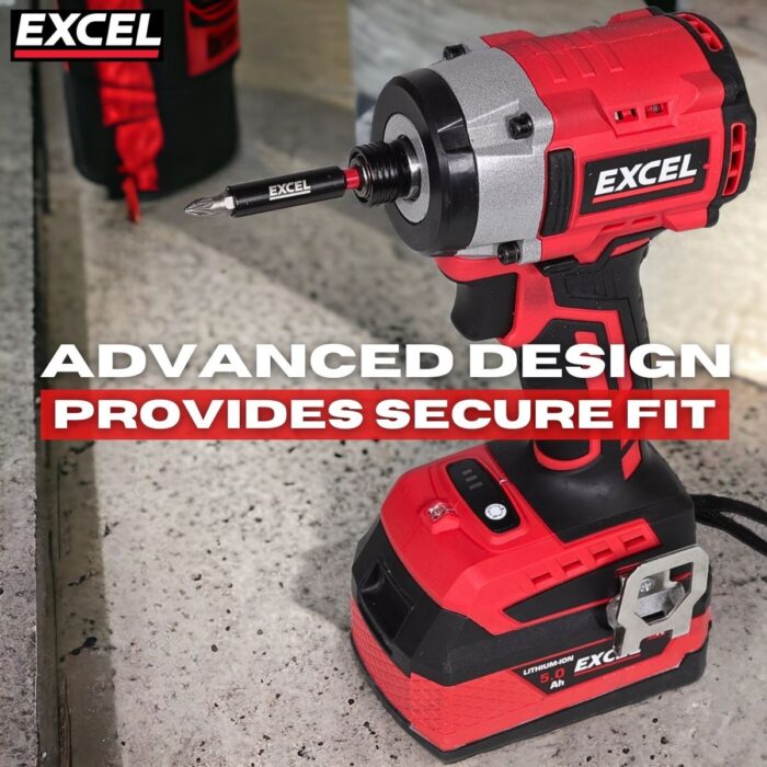 Excel 60mm & 150mm Magnetic Impact Bit Holder with Blister Card - Image 4