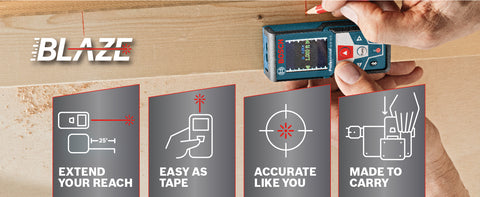 BOSCH GLM50C Bluetooth Laser Measure w/ Color Display & Inclinometer 165' - GLM50C