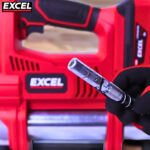 Excel 18V Cordless Grease Gun with 2 x 5.0Ah Battery Charger & Bag - Image 7