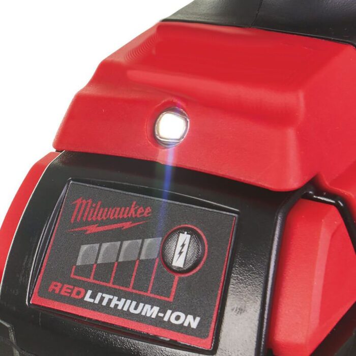 Milwaukee M18BLHIWF12-0X 18V Brushless 1/2" Impact Wrench with 1 x 5.0Ah Battery Charger & Case - Image 5
