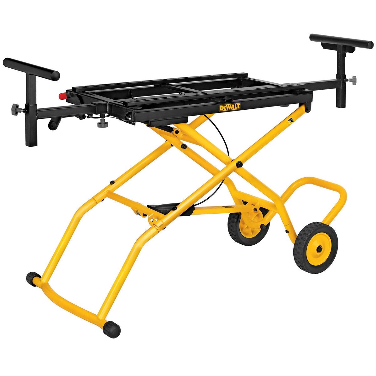 9f269cff-e68a-49e3-8fee-7624b53b1609 DeWalt DE7260 Mitre Saw Folding Rolling Stand - Image 1