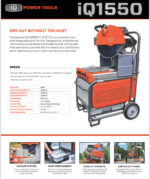 iQ Power Tools iQ 1550 21.5” Dry Cut Masonry Saw - Image 6
