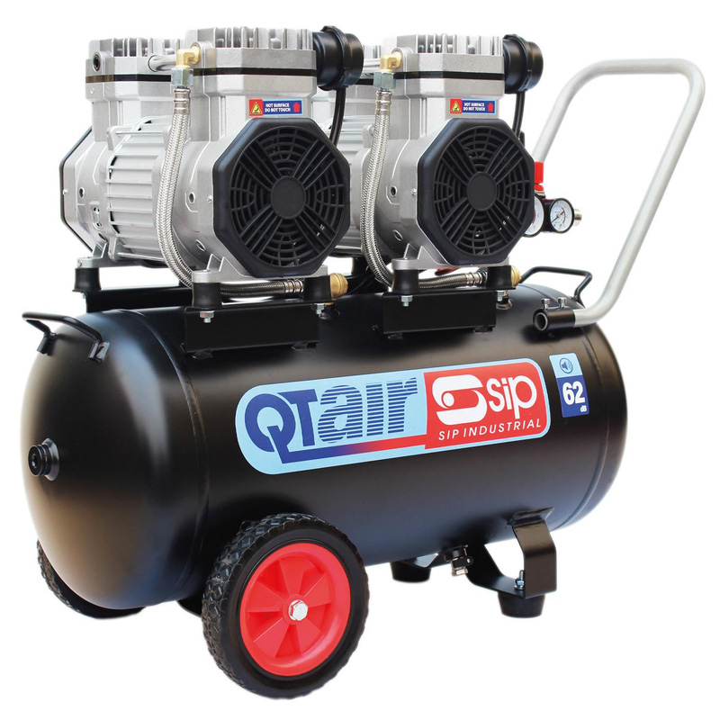 AF856-1.jpg SIP QT Air DD Ultra Low Noise Oil-Free Direct Drive Compressor 3hp 50L - Image 1