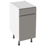 Kitchen Kit J-Pull Drawerline Base Cabinet Flatpack Gloss Dust Grey 600mm - Image 5