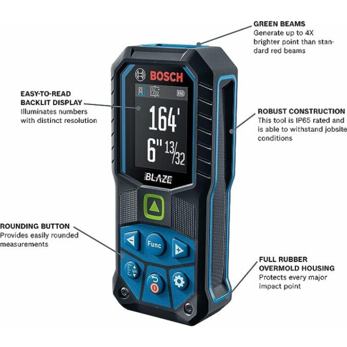 BOSCH GLM165-25G BLAZE™ Green-Beam 165 Ft. Laser Measure - Image 2