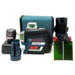 BOSCH GLL3-330CG-B 360-Degree Green Beam Three-Plane Line Laser Level with 2 Batteries - Image 13