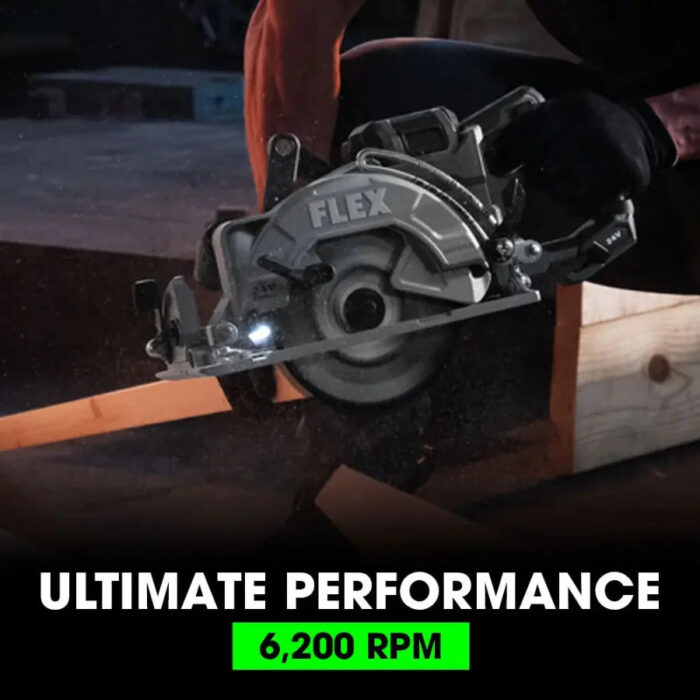 FLEX FX2141R-Z 7-1/4" Rear Handle Circular Saw (Tool Only) - Image 4