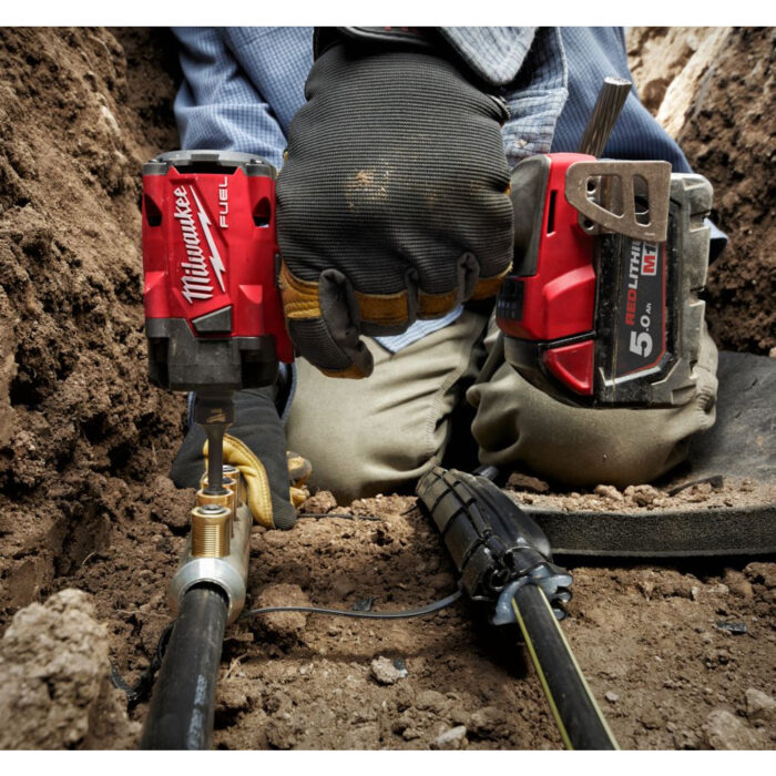 Milwaukee M18FIW2F38-502X 18V FUEL Friction Ring Impact Wrench 3/8" with 2 x 5.0AH Batteries & Charger in Case 4933478652 - Image 9