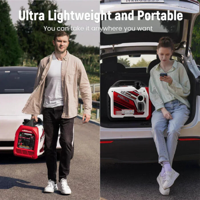 Maxpeedingrods Gas Inverter Generator 3200W/4000W Low THD Parallel RV Ready - MXR4000-US - Image 4