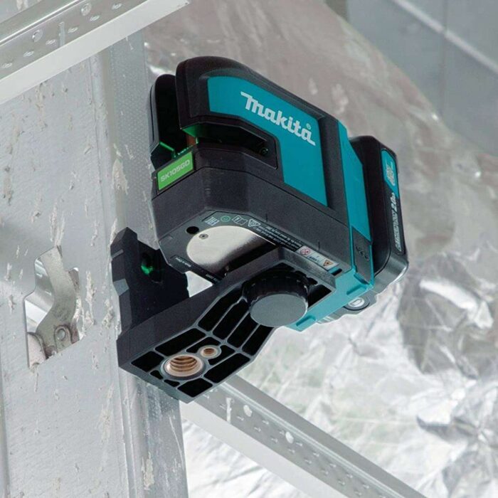 Makita SK105GDNAX 12V max CXT Lithium-Ion Cordless Self-Leveling Cross-Line Green Beam Laser Kit (2.0Ah) - Image 4