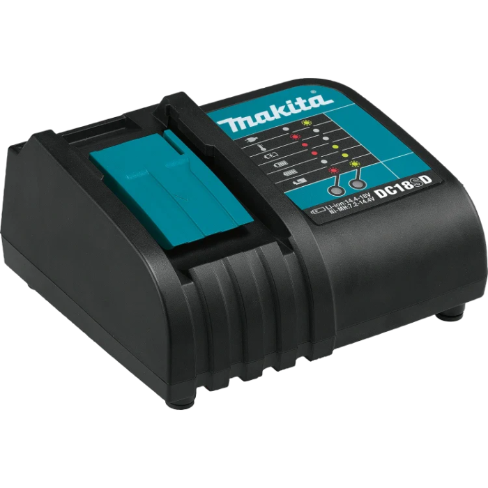 Makita BL1840BSCX3 18V LXT Lithium-Ion Battery and Charger Starter Pack, 3ea. BL1840B, DC18SD, XAG25Z, E-07406 (4.0Ah) + Free Item - Image 4