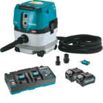 Makita GCV02PMU 40V max XGT® Brushless Cordless 2.1 Gallon HEPA Filter Dry Dust Extractor Kit, AWS® (4.0Ah)
