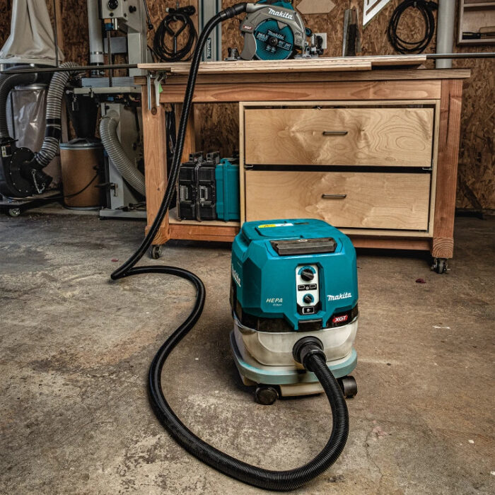 Makita GCV02PMU 40V max XGT® Brushless Cordless 2.1 Gallon HEPA Filter Dry Dust Extractor Kit, AWS® (4.0Ah) - Image 13