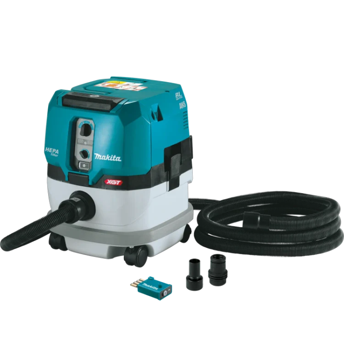 Makita GCV02PMU 40V max XGT® Brushless Cordless 2.1 Gallon HEPA Filter Dry Dust Extractor Kit, AWS® (4.0Ah) - Image 4