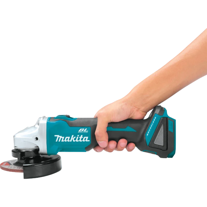 Makita XAG04Z 18V LXT® Lithium‑Ion Brushless Cordless 4‑1/2” / 5" Cut‑Off/Angle Grinder (Tool Only) - Image 12