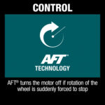 Makita XAG25Z 18V LXT® Lithium‑Ion Brushless Cordless 4‑1/2” / 5" X‑LOCK Angle Grinder, with AFT® (Tool Only) - Image 12